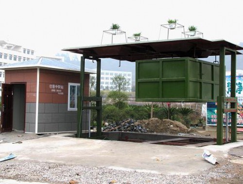 MLZ-8型全封閉落地架式垃圾中轉(zhuǎn)站